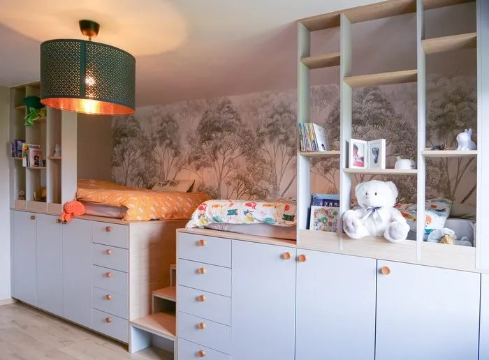 Une chambre d'enfants enchantée dans la métropole lyonnaise
