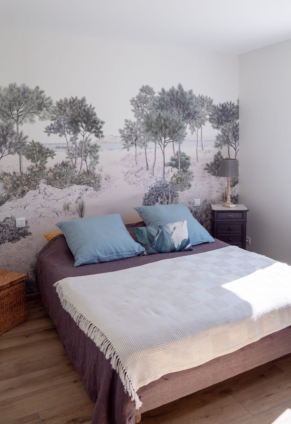 Chambre et dressing sur mesure pour une maison de caractère