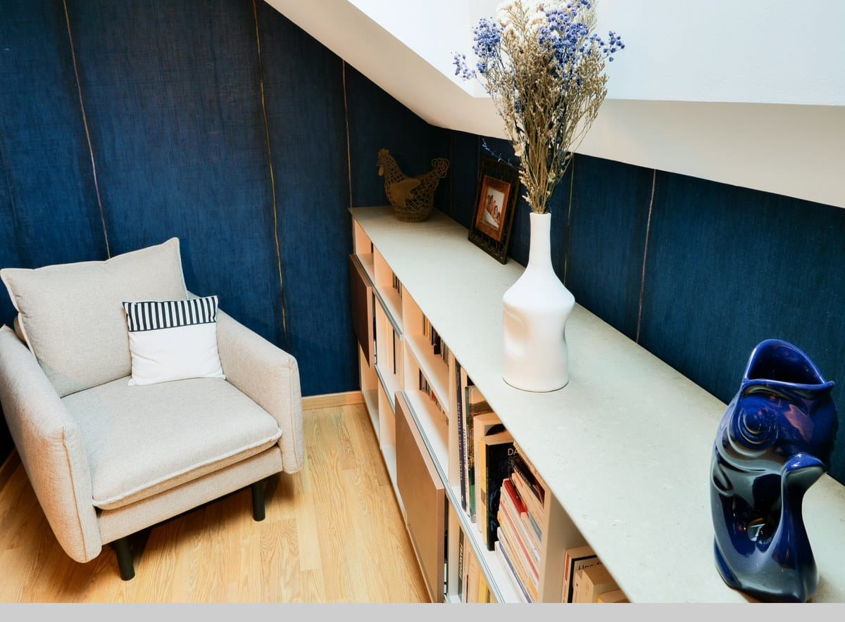 Agencement d'un escalier dans une maison de caractère dans l'Ain